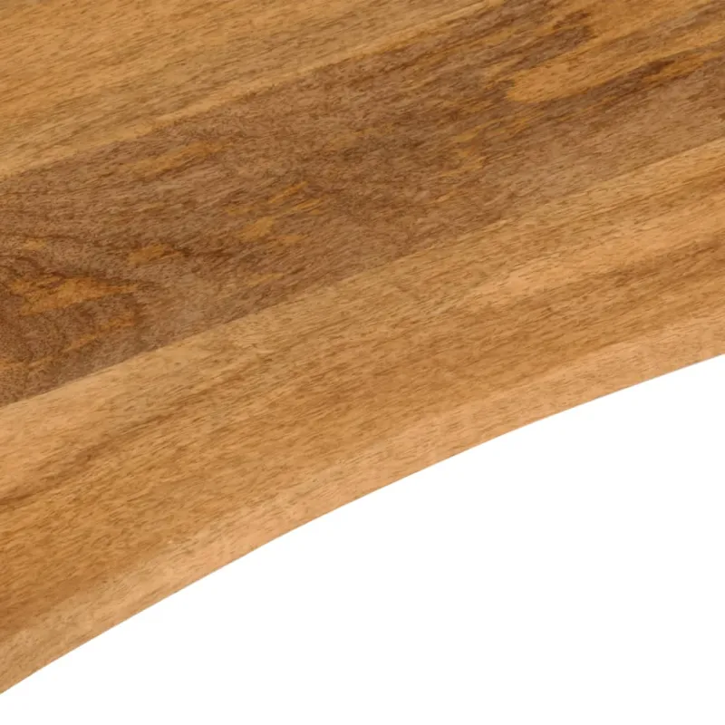 stalviršis su išlenkta 110x80x2,5 cm medžio masyvo grubus mango