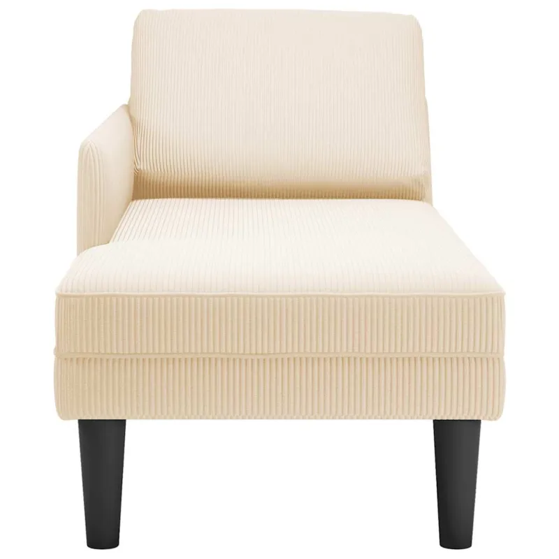 Poilsio sofa su pagalvės kreminiu velveto audinys