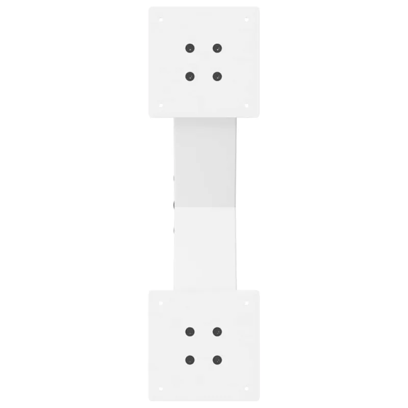 Kavos staliuko kojelės, X formos, 2 vnt., baltos, 50x(30-31) cm, plienas