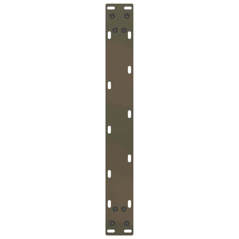 Kavos staliuko kojelės, U formos, 2 vnt., natūralus plienas, 50x(42-43) cm, plienas