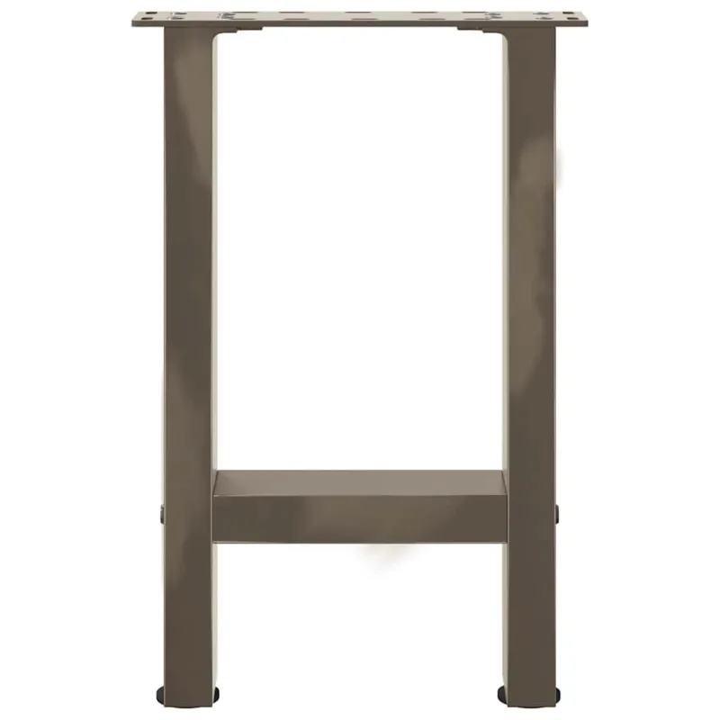 Kavos staliuko kojelės, 2 vnt., 28 x (42-43) cm, natūralus plienas