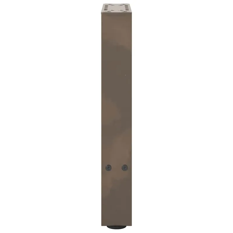 Kavos staliuko kojelės, 2 vnt., 28 x (42-43) cm, natūralus plienas