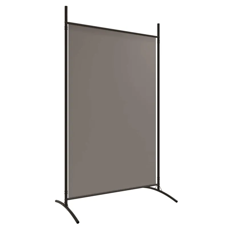 Kambario pertvara, 5 dalių, antracito, 433x180cm, audinys