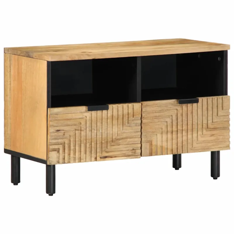 televizoriaus spintelė Ruda 70x33x46 cm Masyvo medžio Mango