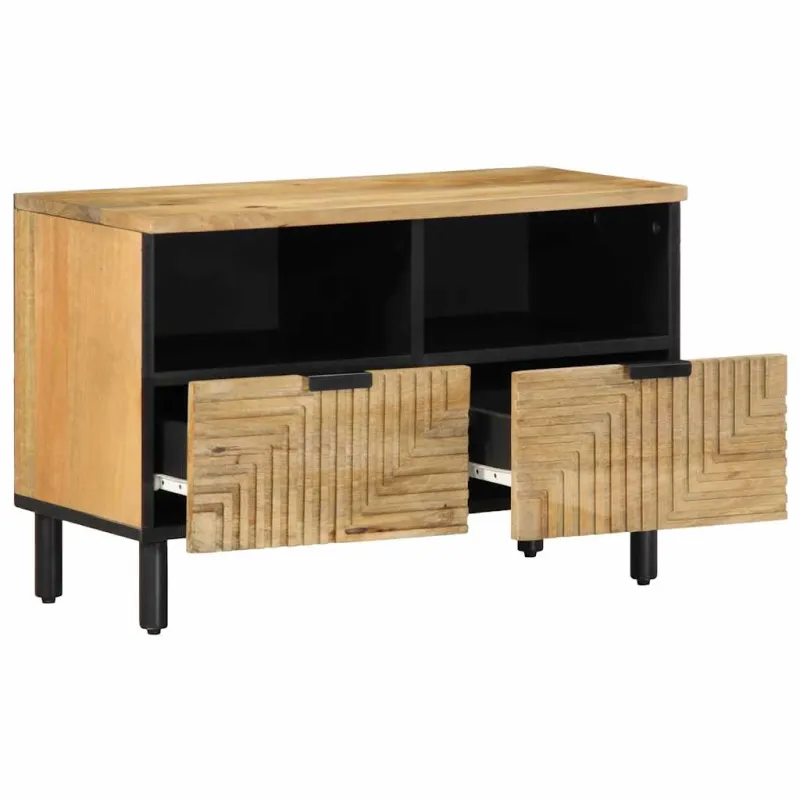 televizoriaus spintelė Ruda 70x33x46 cm Masyvo medžio Mango