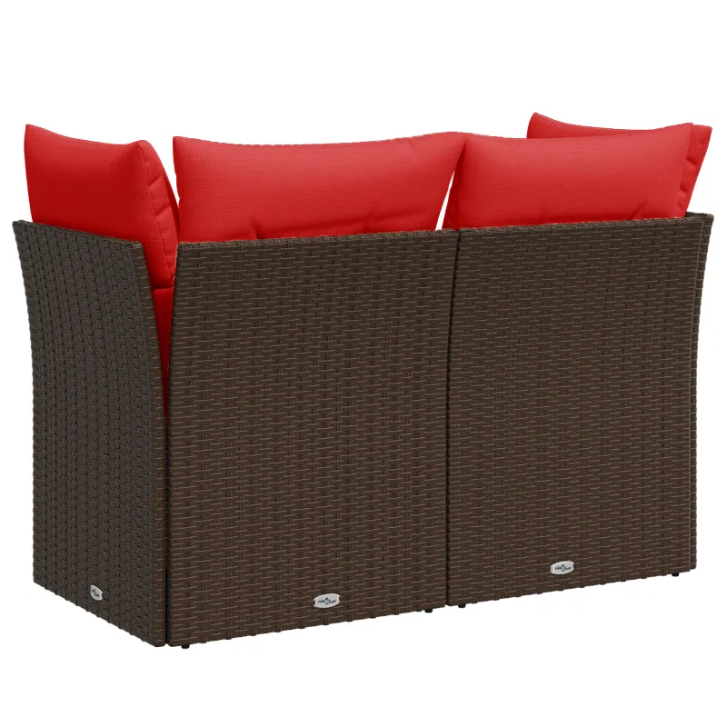 Sodo sofa | su pagalve Ruda 124 x 62 x 69 cm Poli ratanas