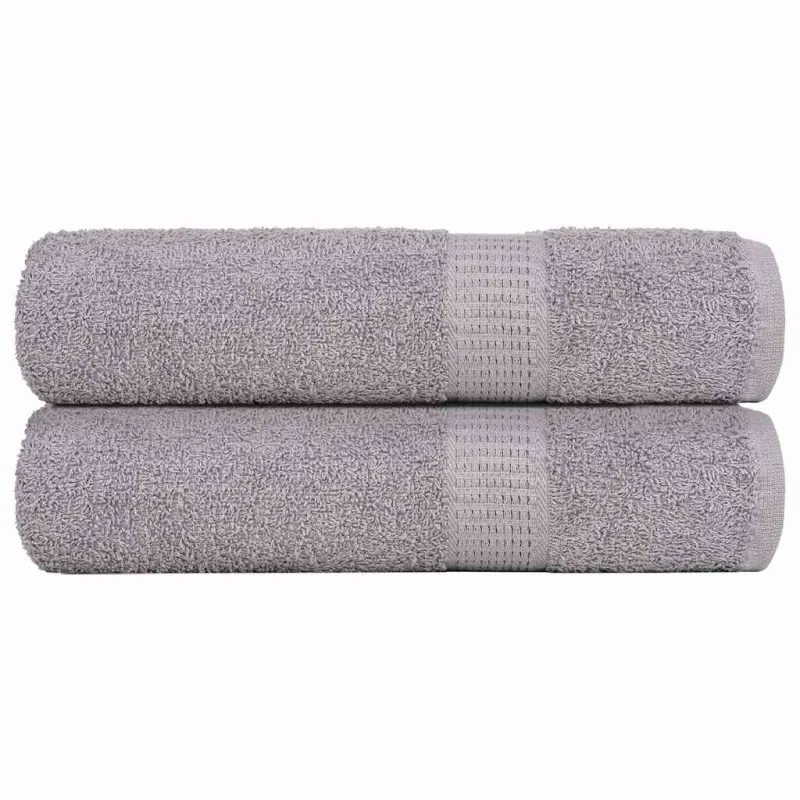 Dušo rankšluosčiai FROGN, 2 vnt., pilki, 70x140 cm, 360 g/m²