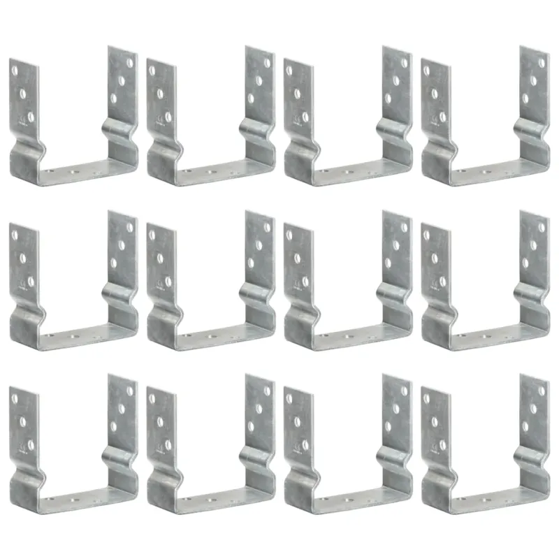 Tvoros inkarai, 12 vnt., sidabriniai, 14x6x15 cm, cinkuotas plienas