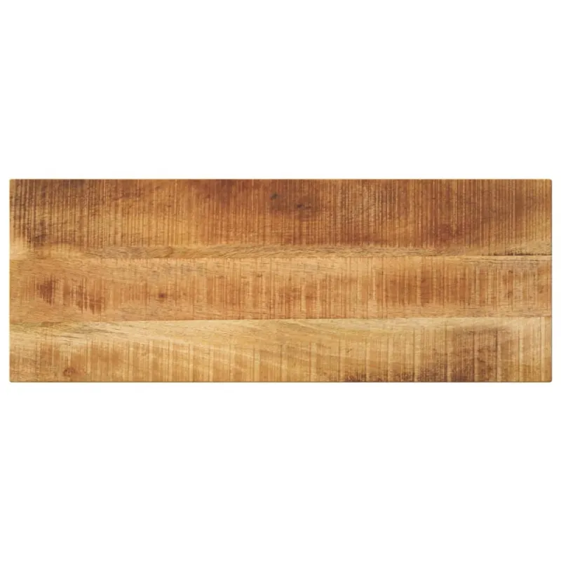 Stalviršis, 90x20x3,8 cm, stačiakampis, masyvi mediena, šiurkštus mango skonis