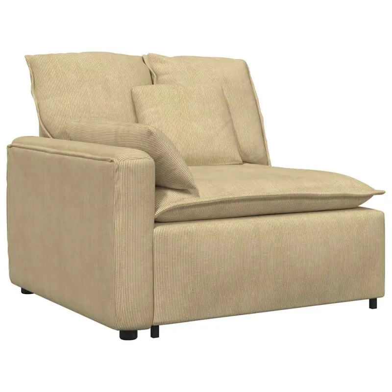 Modulinė sofa su pagalvėlėmis, pilkai žalia