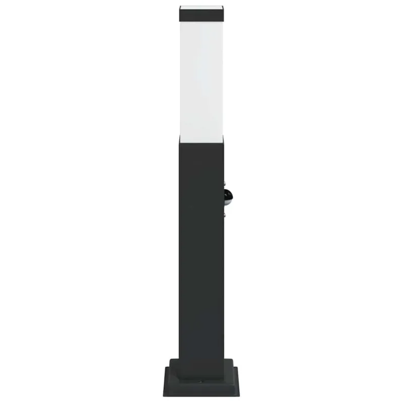Apsauginis stulpelis su jutikliu, 50 cm, juodas, IP44