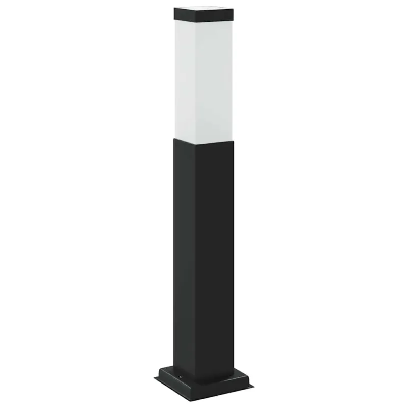 Apsauginis stulpelis su jutikliu, 50 cm, juodas, IP44