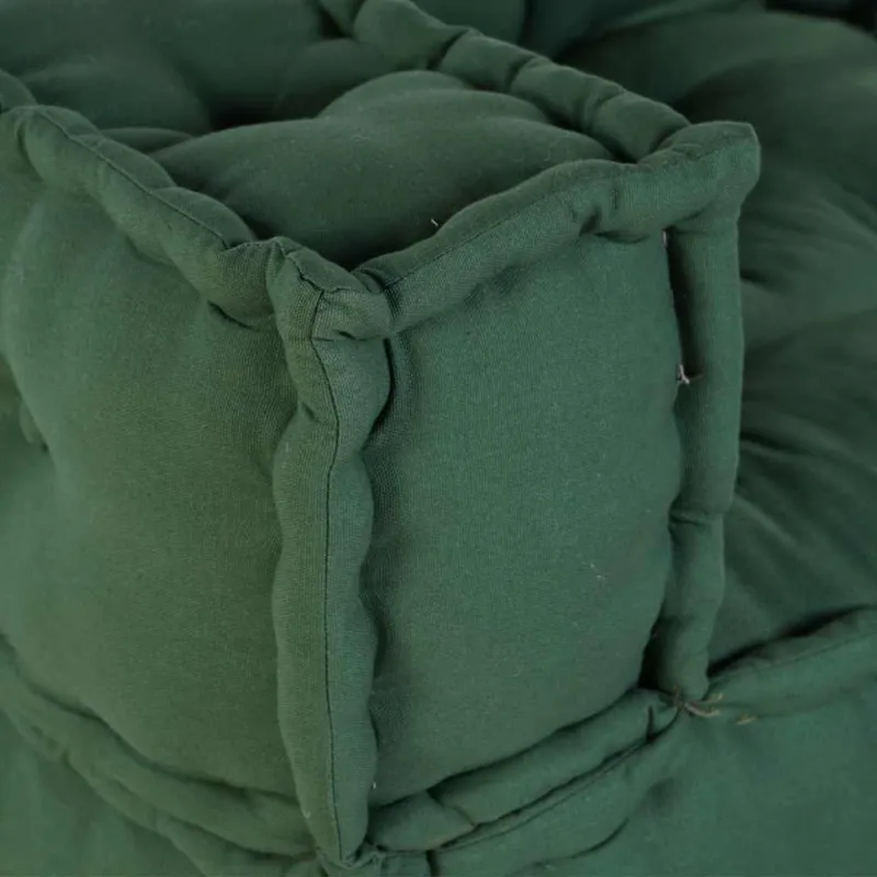 Dvivietė modulinė sofa, žalia, 140x70x36, audinys