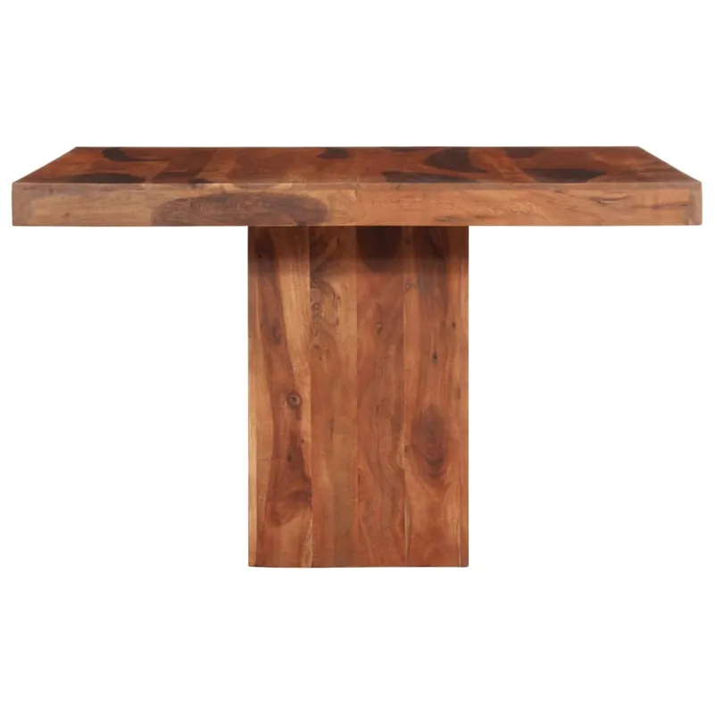 Valgomojo stalas, 120x120x77 cm, akacijos masyvas