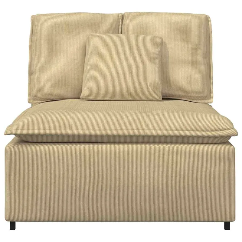 Modulinė sofa su centriniu moduliu, pilkai žalia, 100 cm