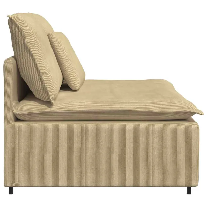 Modulinė sofa su centriniu moduliu, pilkai žalia, 100 cm