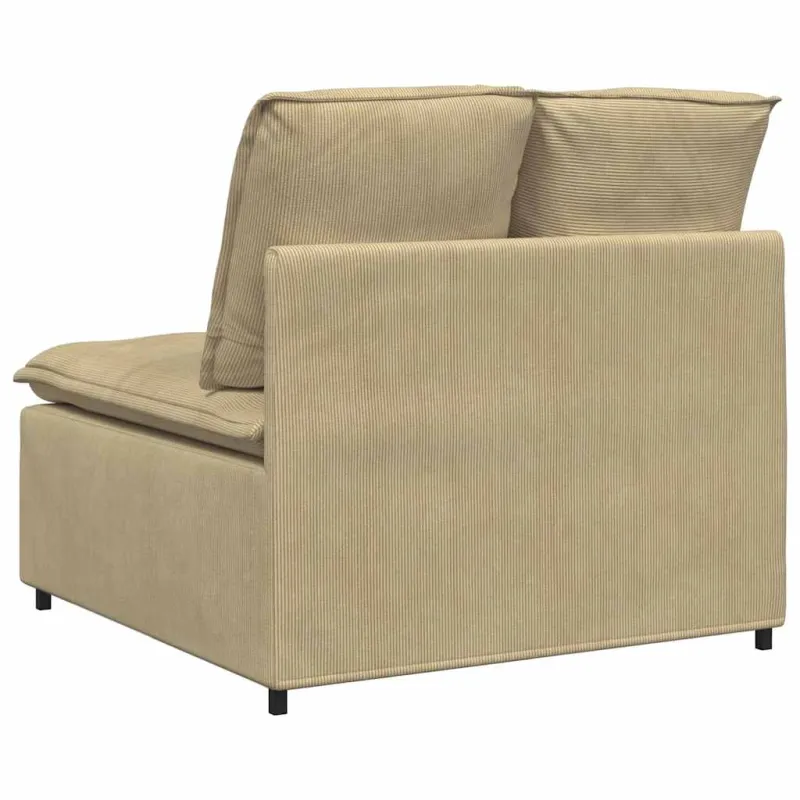 Modulinė sofa su centriniu moduliu, pilkai žalia, 100 cm