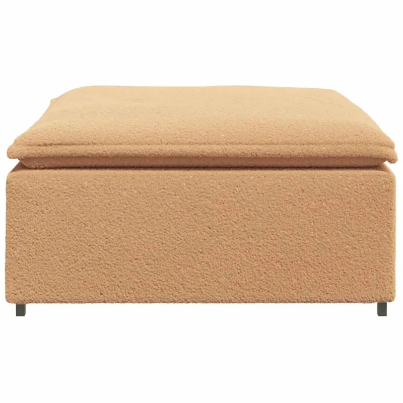 Modulinė sofa, pakojų modulis, smėlio spalvos, 100x100x48 cm