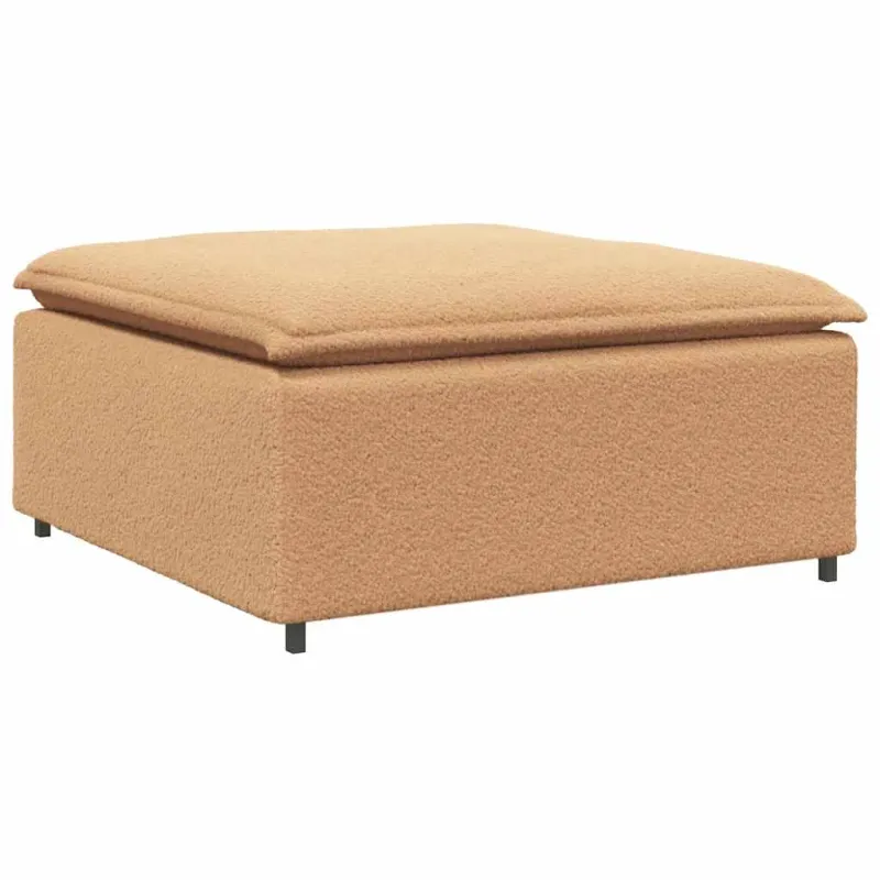 Modulinė sofa, pakojų modulis, smėlio spalvos, 100x100x48 cm