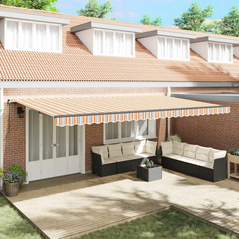 Ištraukiama markizė Įvairiaspalvis 600 × 300 cm