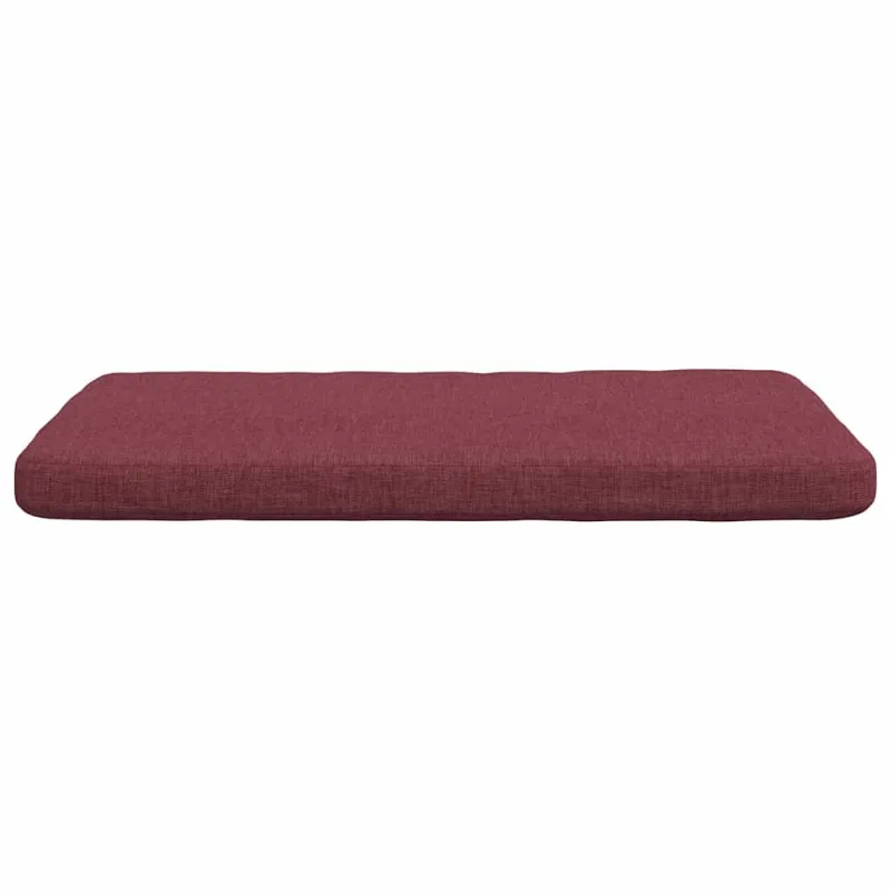 Sėdynių pagalvėlės 4 pcs Vyno raudona 40 x 40 x 3 cm audinys