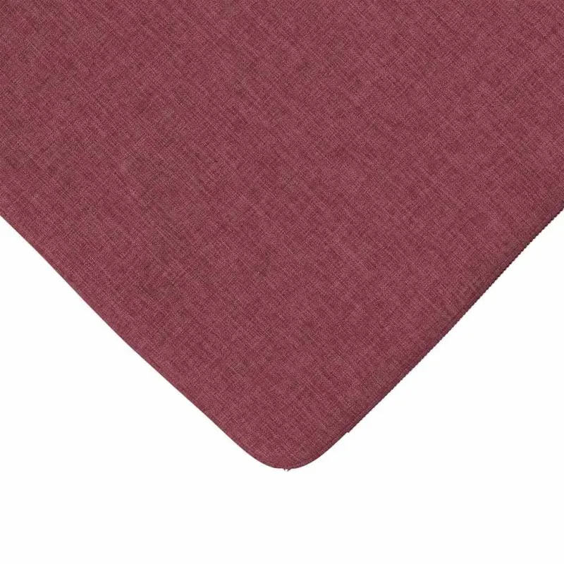 Sėdynių pagalvėlės 4 pcs Vyno raudona 40 x 40 x 3 cm audinys