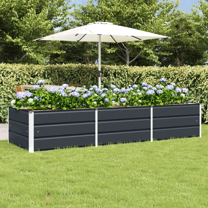 Lovelis Antracitas 240 x 80 x 45 cm Plienas