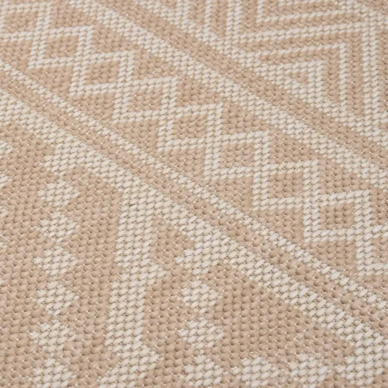 Lauko kilimėlis, rudos spalvos, 120x170cm, plokščio pynimo
