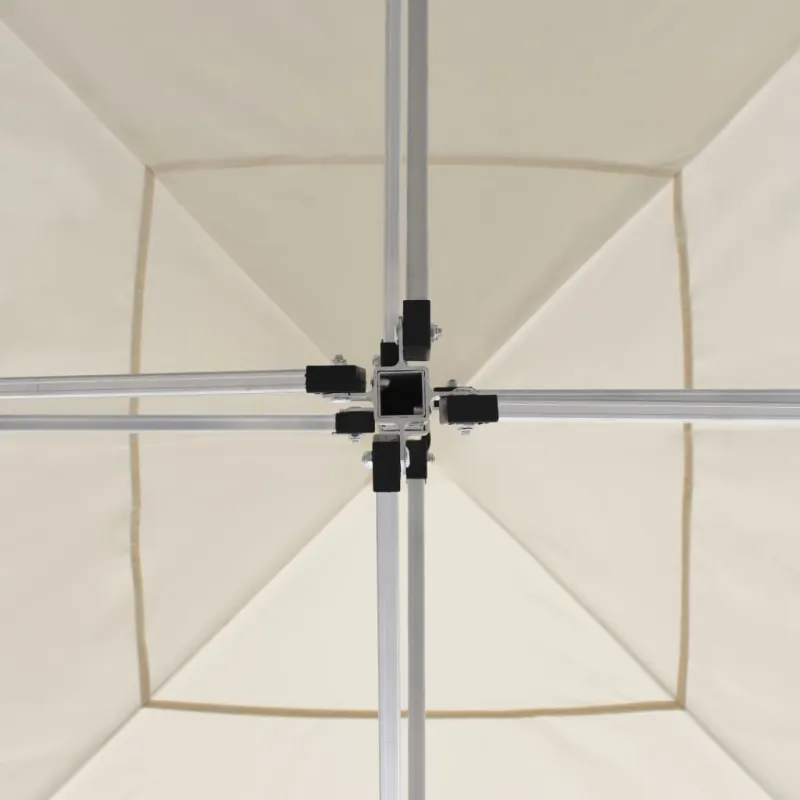 Prof. išskleidžiama proginė palapinė su sienomis, kreminė, 3x3m
