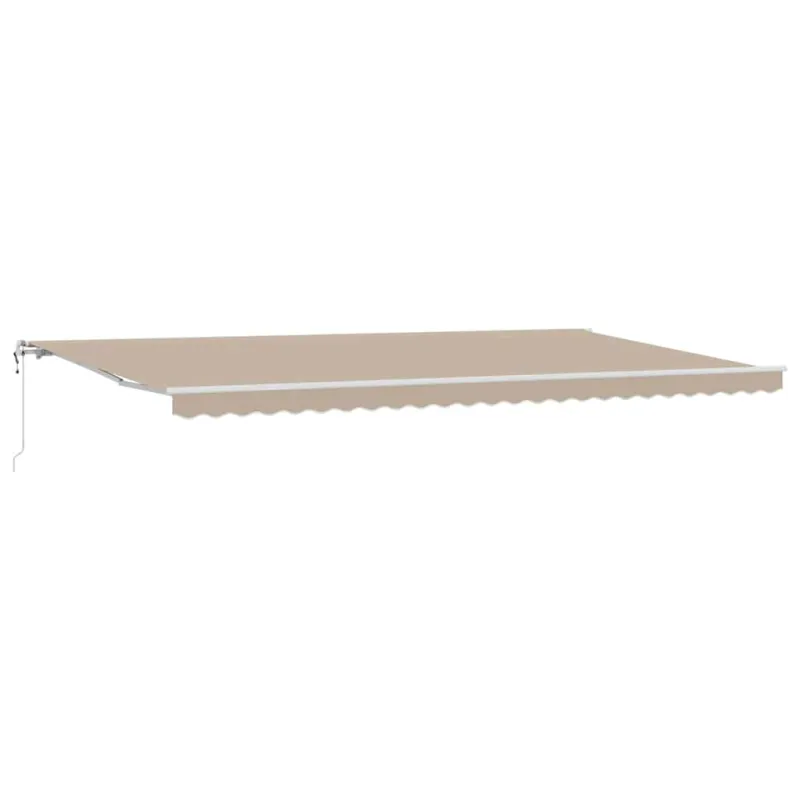 Ištraukiama markizė Smėlio 600 × 300 cm Audinys ir aliuminis