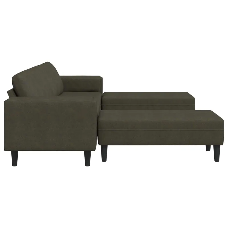 Svetainės sofa 3 pcs Armijos Žalia