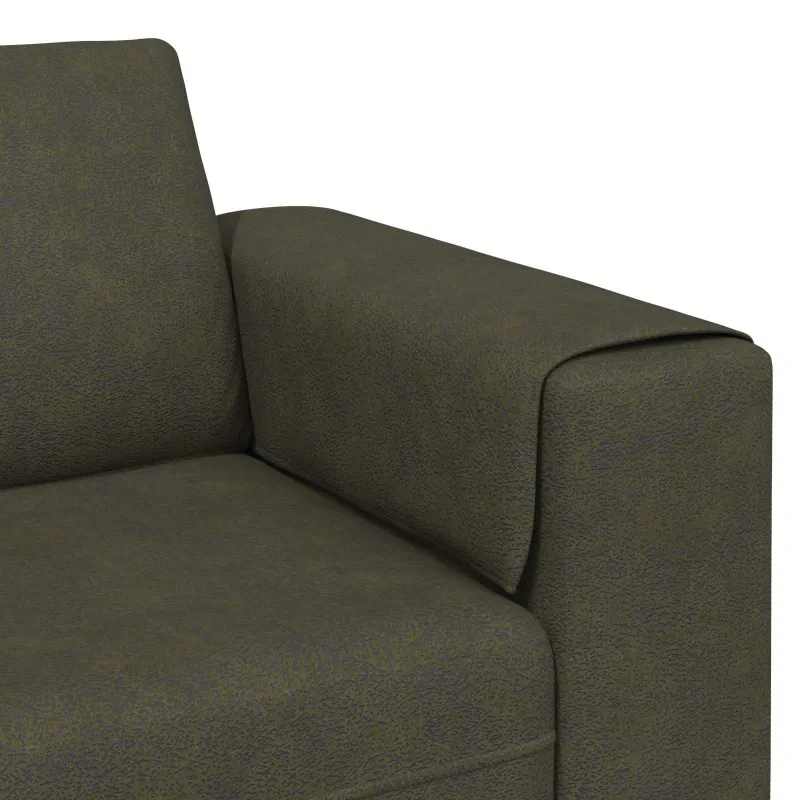 Svetainės sofa 3 pcs Armijos Žalia