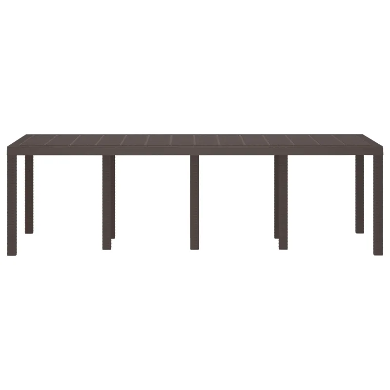 Sodo stalas Ruda 250 x 100 x 73 cm poliratanas