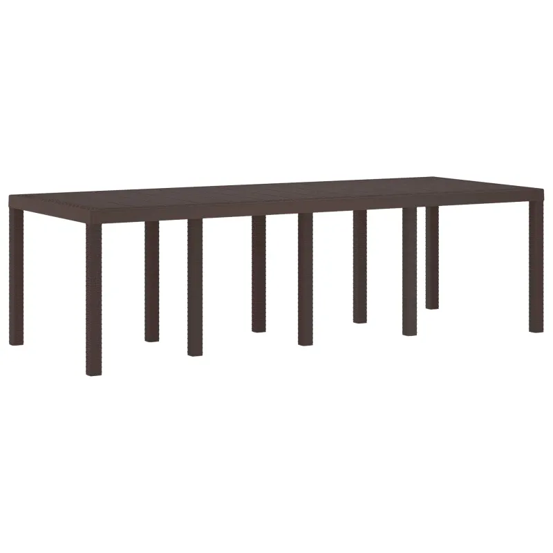 Sodo stalas Ruda 250 x 100 x 73 cm poliratanas