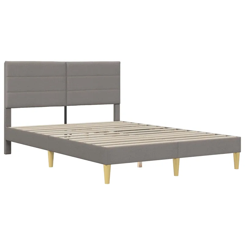 Lovos rėmas Taupe 160 x 200 cm Poliesteris