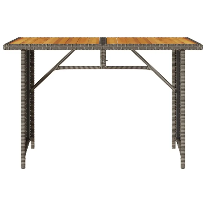 Pöytä puukuvioisella tasolla, harmaa, 110x68x70cm, polyratasta