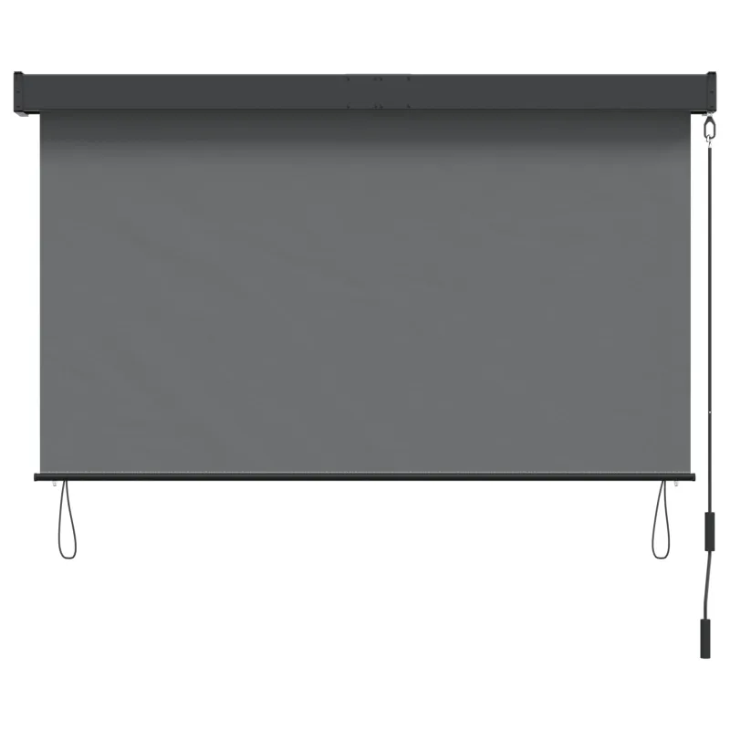 Roletas Šviesiai pilka 160 x 250 cm Audinys ir aliuminis