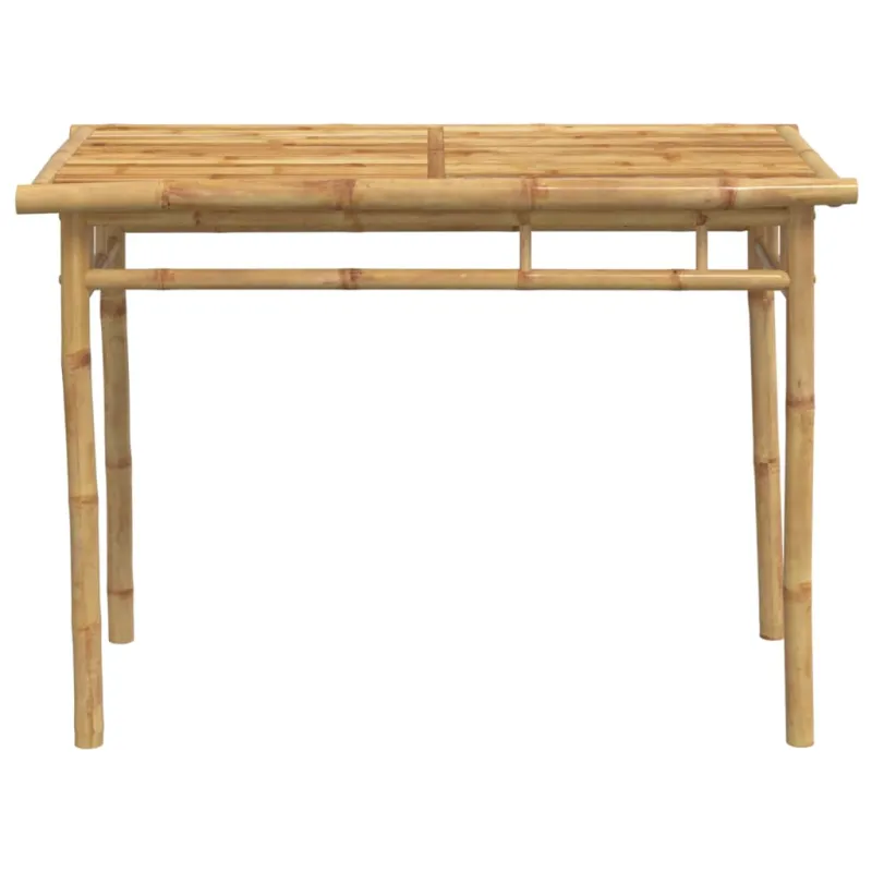 Sodo ruokapöytä, 110x55x75 cm, bambu