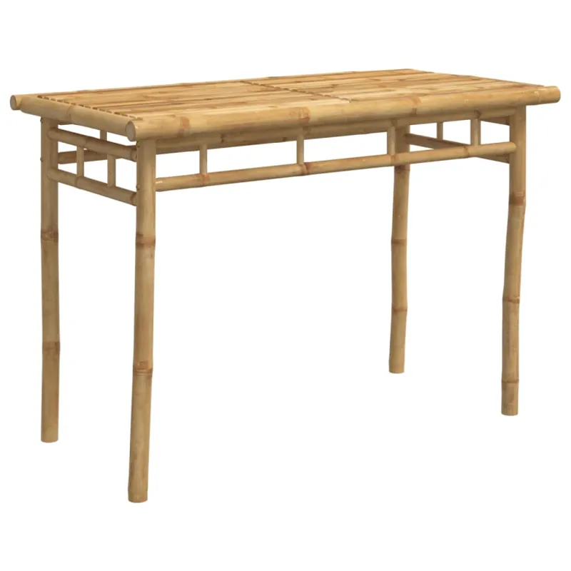 Sodo ruokapöytä, 110x55x75 cm, bambu