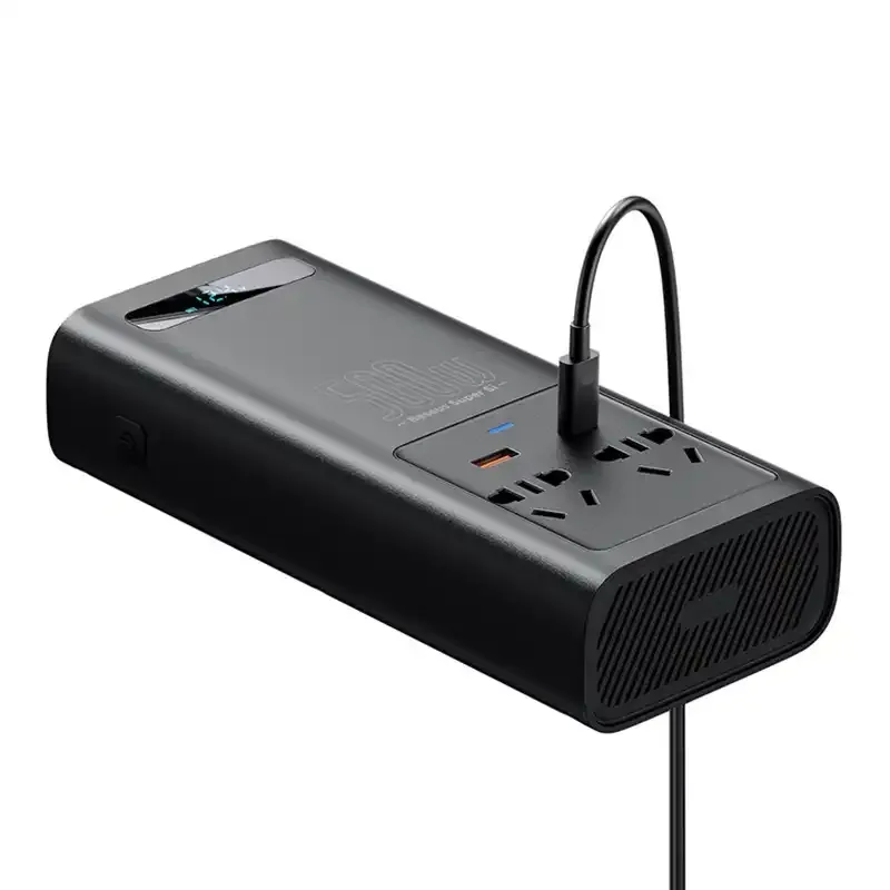 Power Inverter Baseus 500W (220V CN/EU) (black) universal