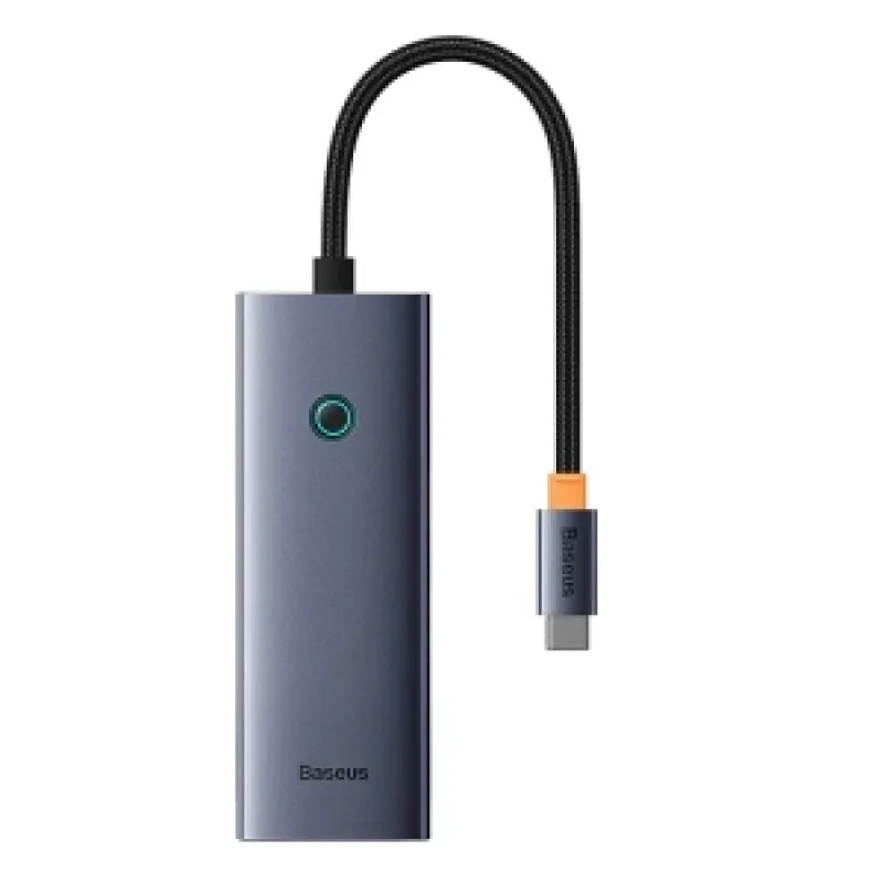 5-in-1 Hub Baseus UltraJoy Series USB-C to HDMI4K@30Hz+3xUSB 3.0+1xPD (grey) universal