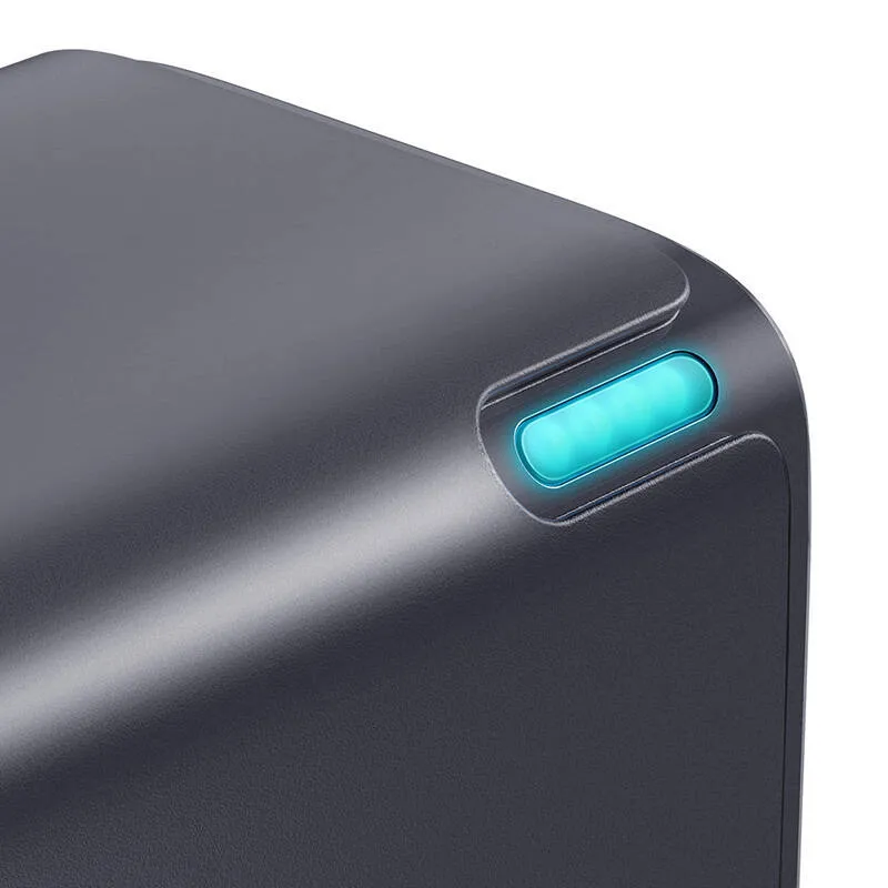 Wall charger Baseus GaN5 2x USB-C + USB, 65W + cable 1m (grey) universal
