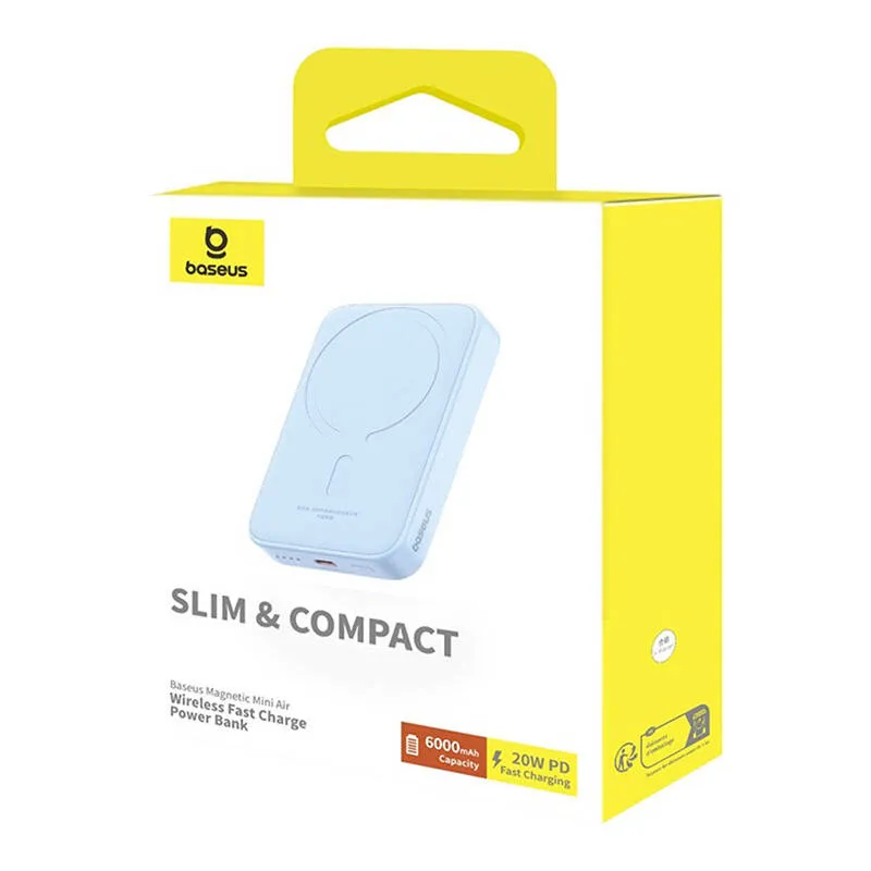 Powerbank mini Baseus 6000 mAh 20W (blue) universal