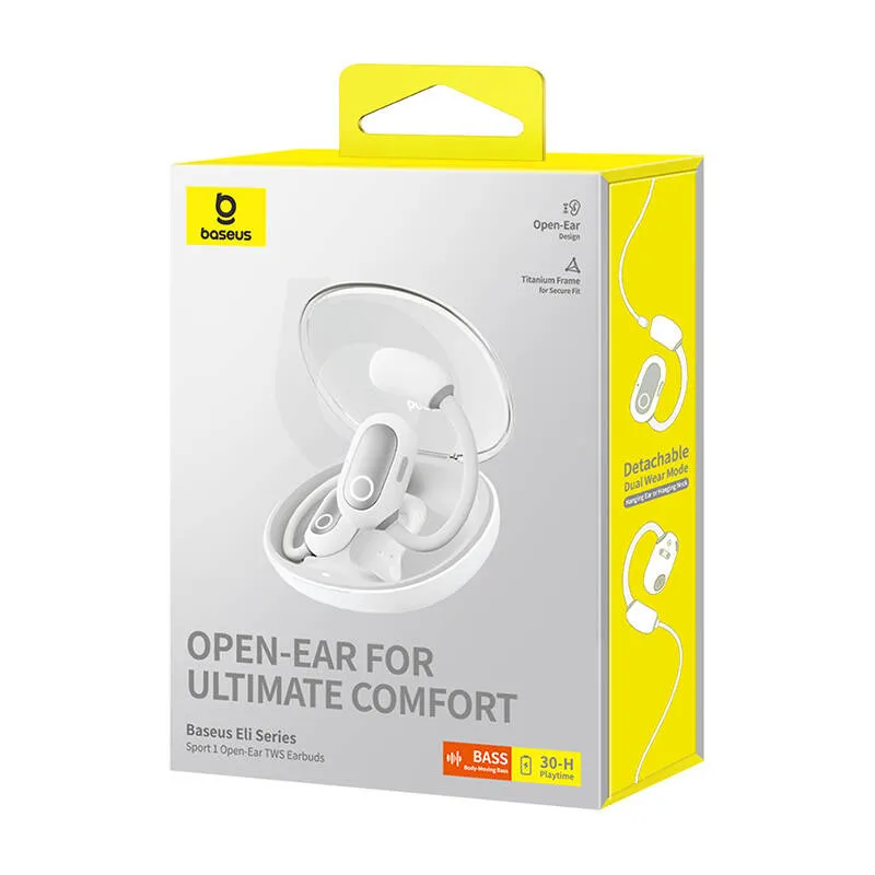 Earphones TWS Baseus Eli Sport 1, (white) universal