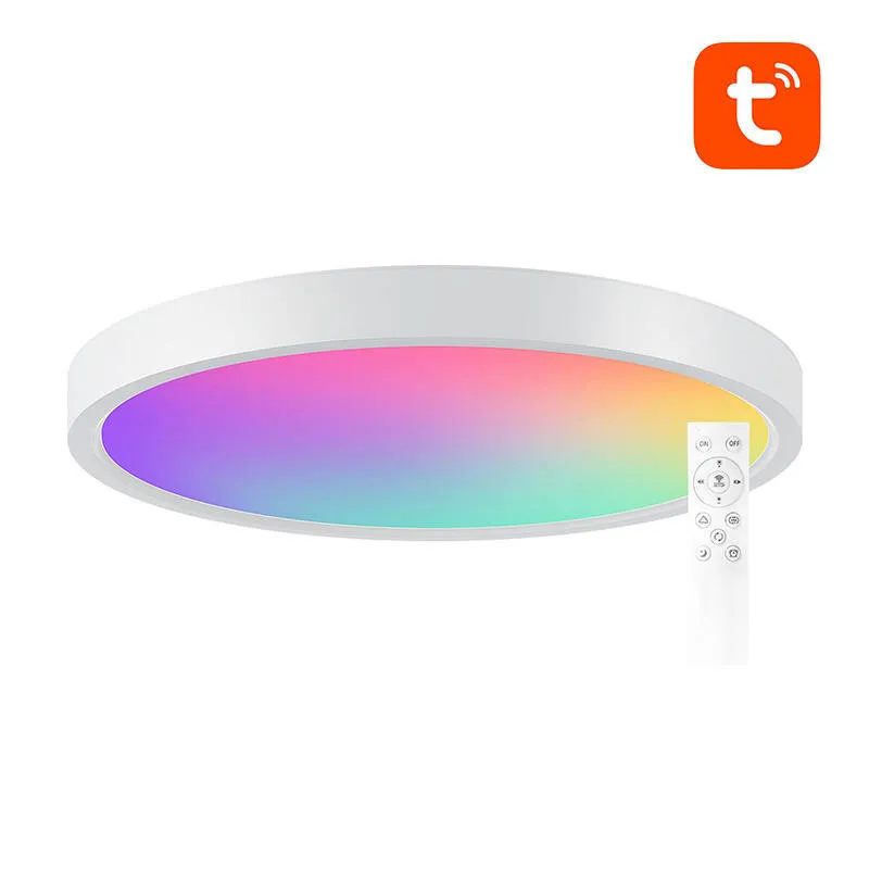 Smart ceiling lamp 30cm WiFi/Bluetooth 16M RGBCW Gosund LB12 1920lm Tuya + Remote Control. universal