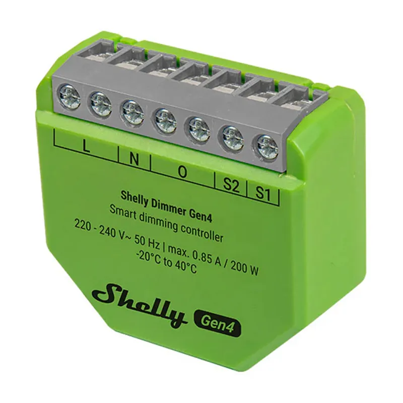 Shelly Dimmer Gen4 Zigbee/Matter Smart Dimmer universal