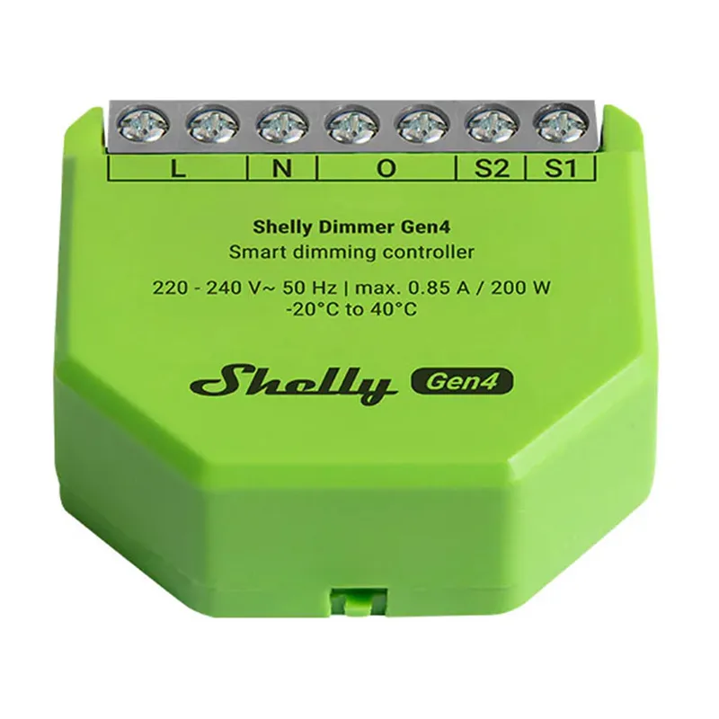 Shelly Dimmer Gen4 Zigbee/Matter Smart Dimmer universal