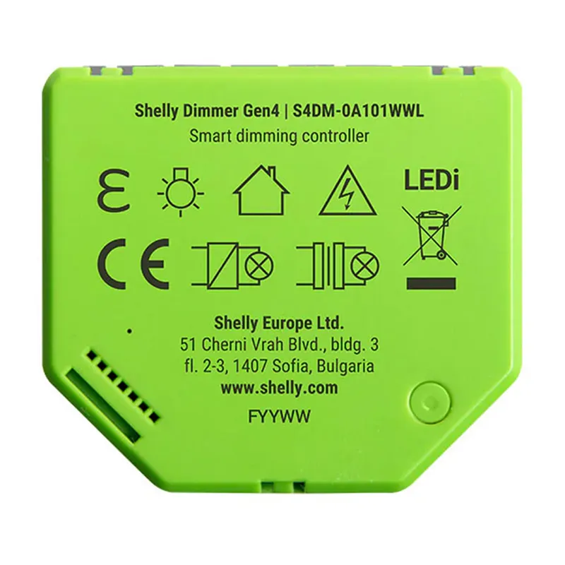 Shelly Dimmer Gen4 Zigbee/Matter Smart Dimmer universal