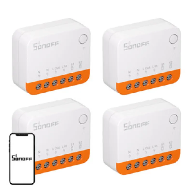 SONOFF MINIR4 (Extreme) Switch, 4-Pack universal