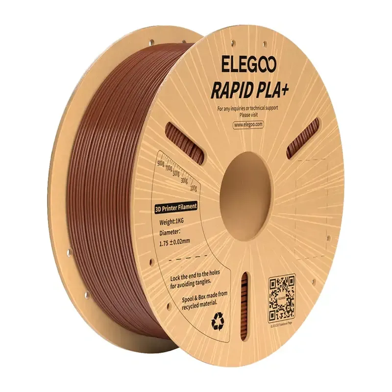 ELEGOO Rapid PLA+ Filament (Brown) universal